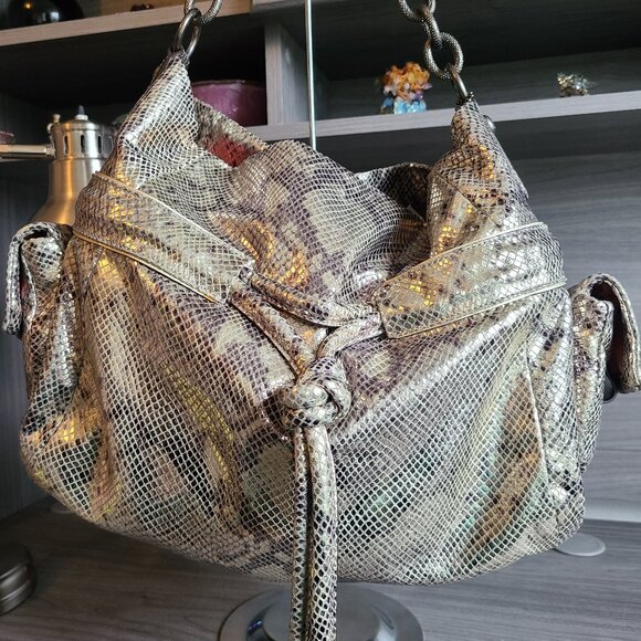 Coach Metallic Python Finish Style # 14770 | Color: Gold/Silver - Picture 2 of 10